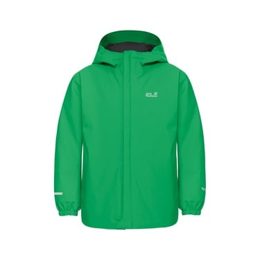  Jack Wolfskin Flowline Ski Kids Unisex Çocuk Yeşil Outdoor Ceketi