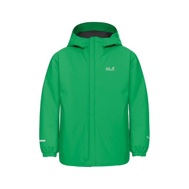  Jack Wolfskin Flowline Ski Kids Unisex Çocuk Yeşil Outdoor Ceketi
