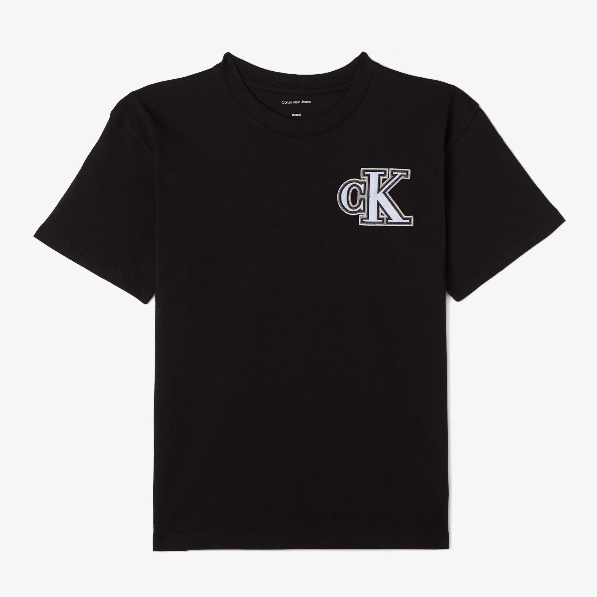  Calvin Klein Festive Graphic Çocuk Siyah T-Shirt