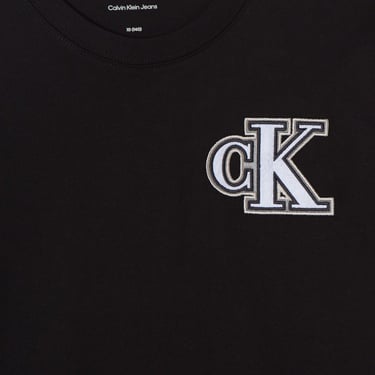  Calvin Klein Festive Graphic Çocuk Siyah T-Shirt