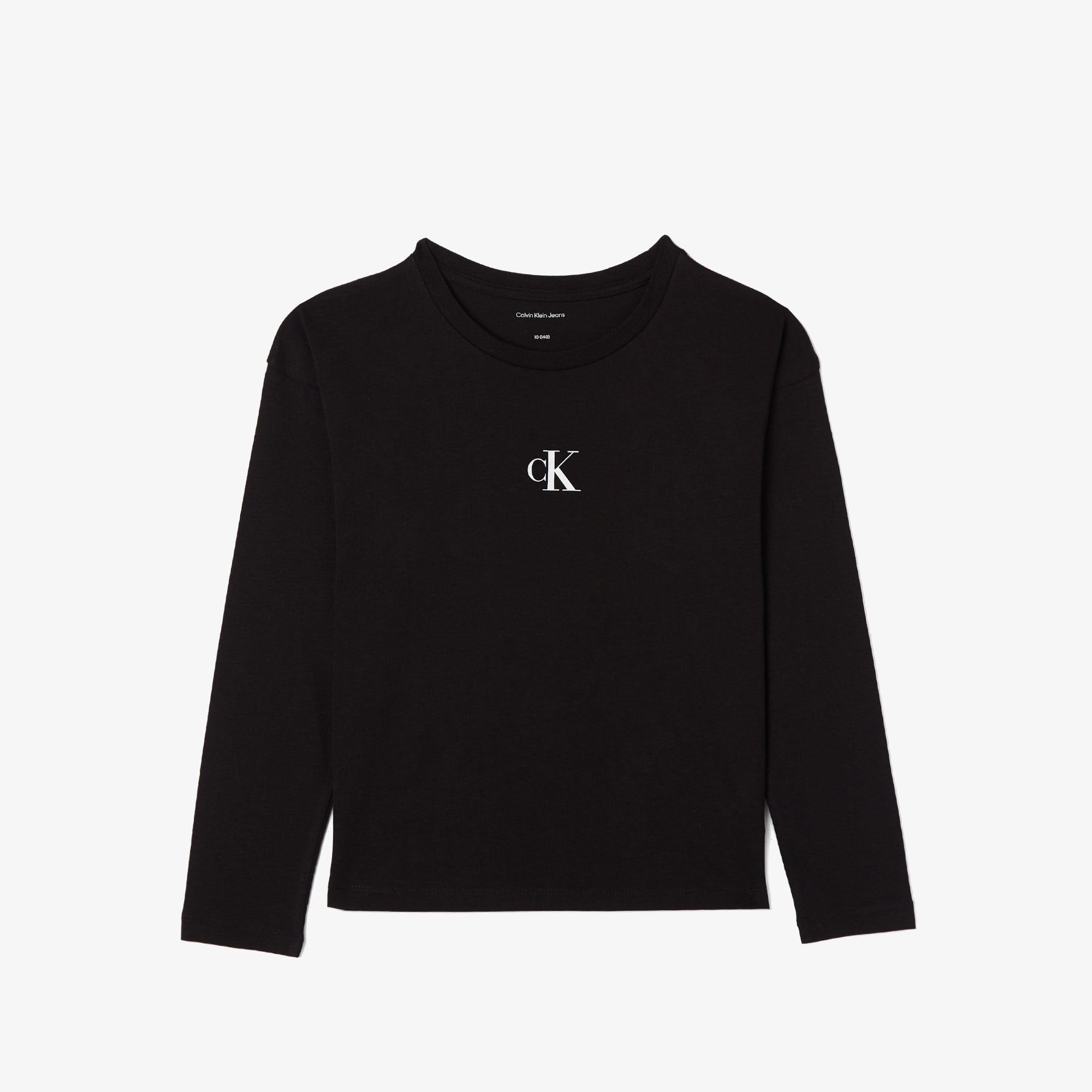  Calvin Klein Logo Çocuk Siyah T-Shirt