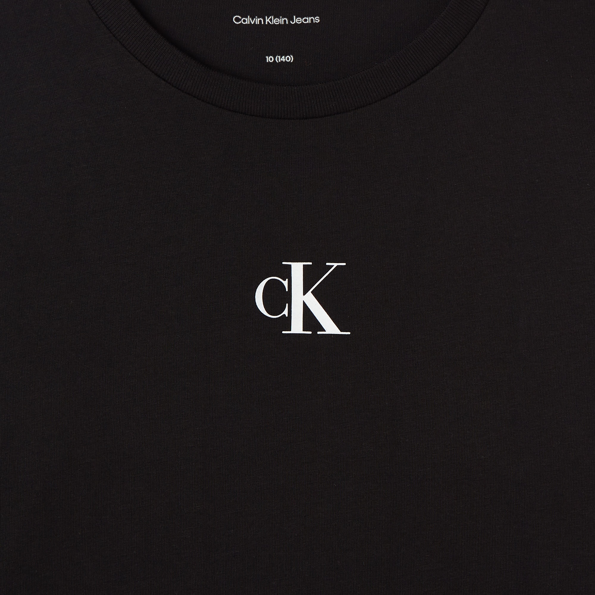 Calvin Klein Logo Çocuk Siyah T-Shirt