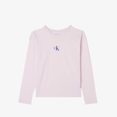  Calvin Klein Logo Çocuk Pembe T-Shirt