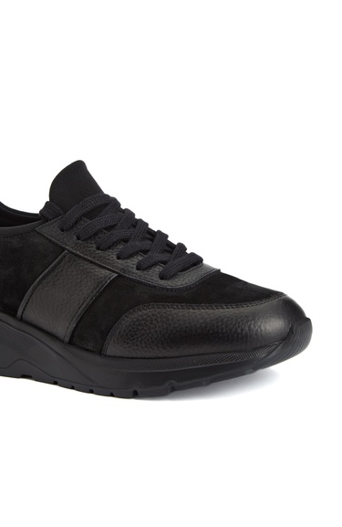  Divarese Erkek Siyah Günlük Rahat Süet Sneaker