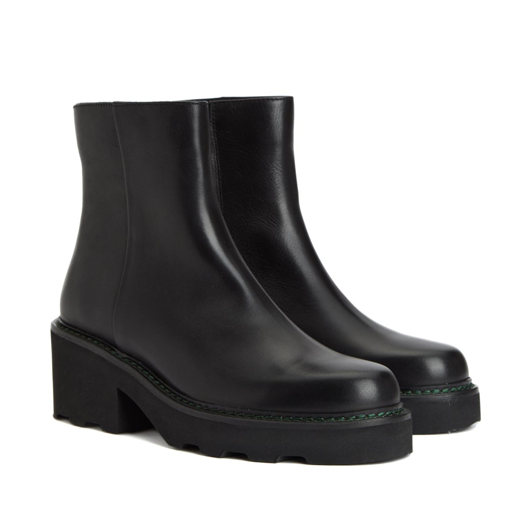 George Hogg Kadın Siyah Deri Bot