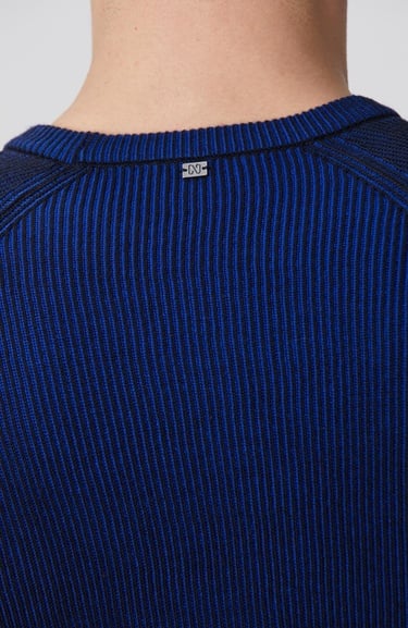  Network Erkek Lacivert Fitilli Kazak