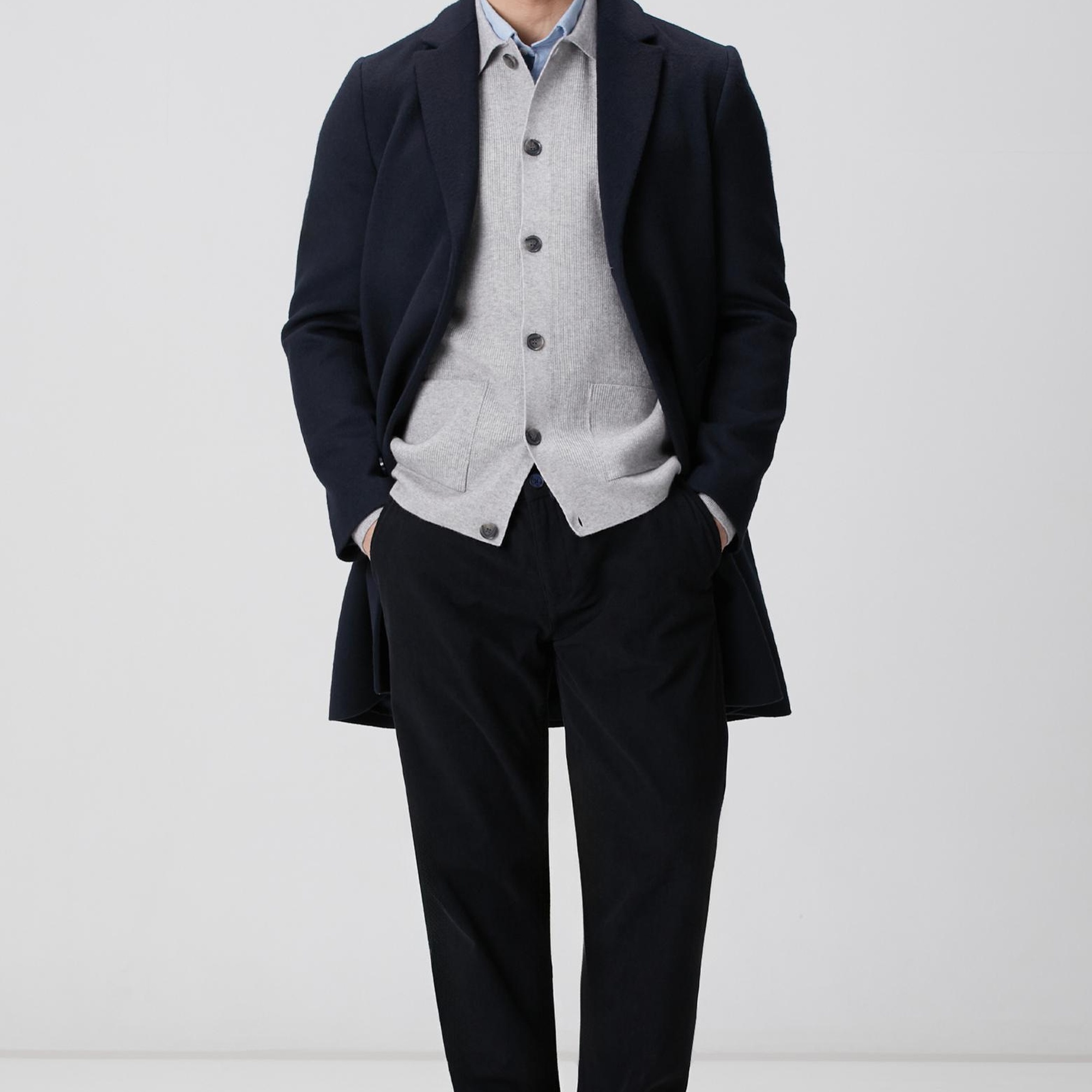 Network Erkek Lacivert Kadife Fitilli Jogger Pantolon