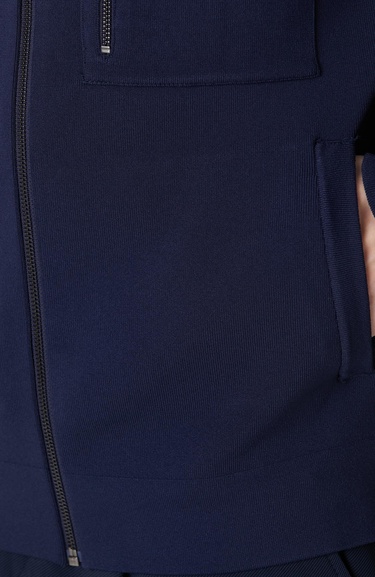  Network Erkek Lacivert Cep Detaylı Triko Mont