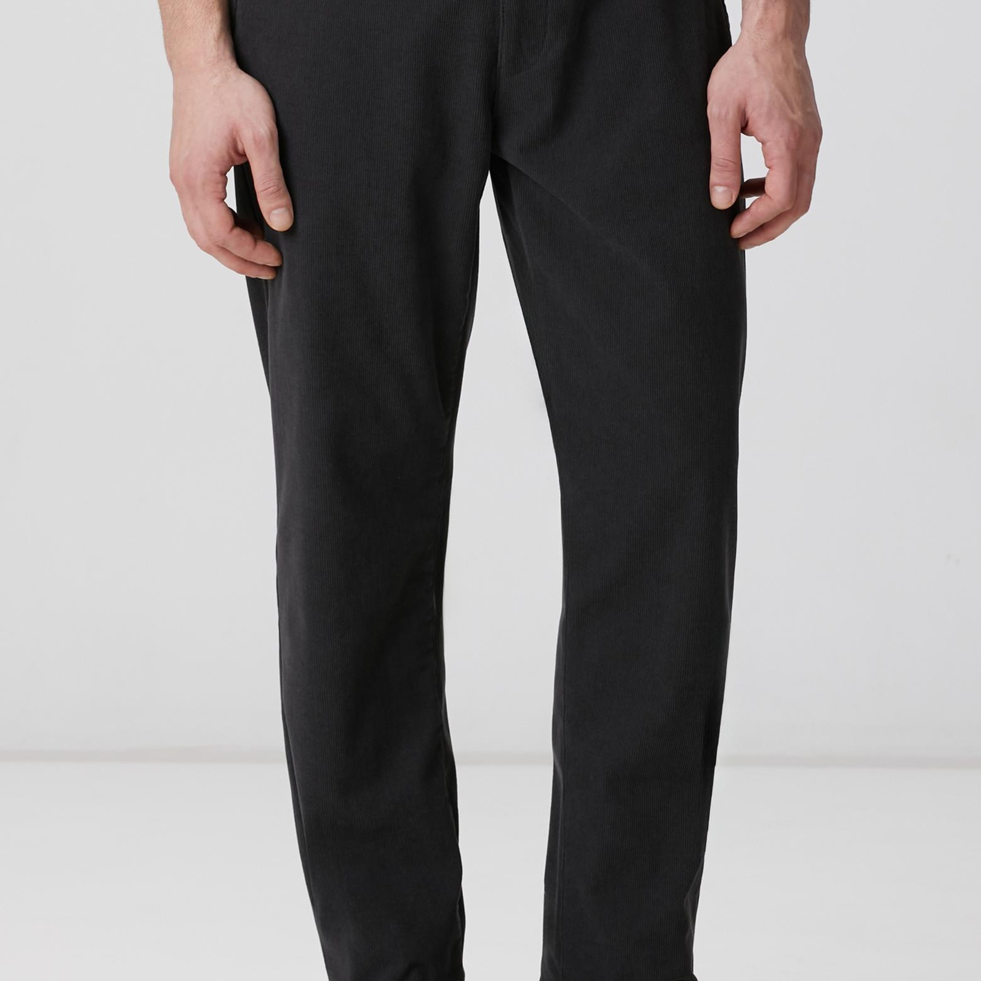 Network Erkek Antrasit Kadife Fitilli Jogger Pantolon