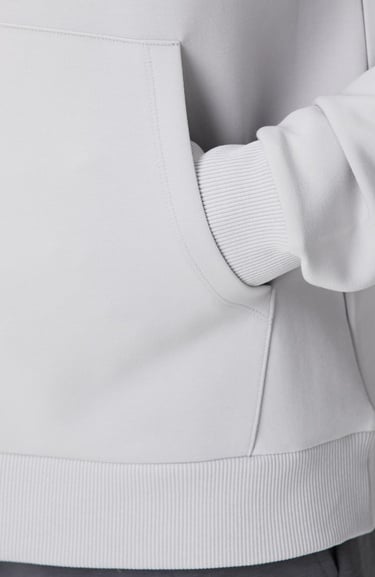  Network Erkek Gri Melanj Kanguru Cepli Sweatshirt