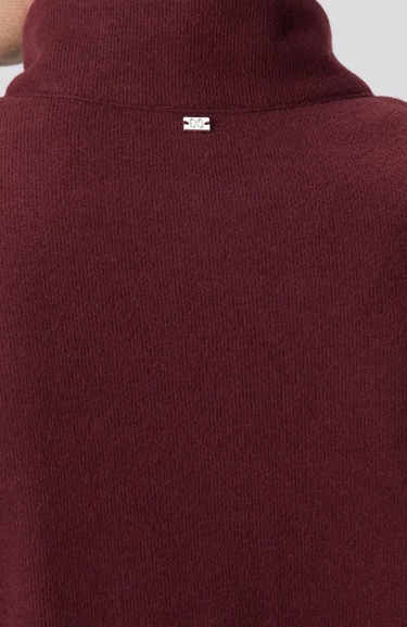  Network Erkek Bordo Süet Garni Detaylı Sweatshirt