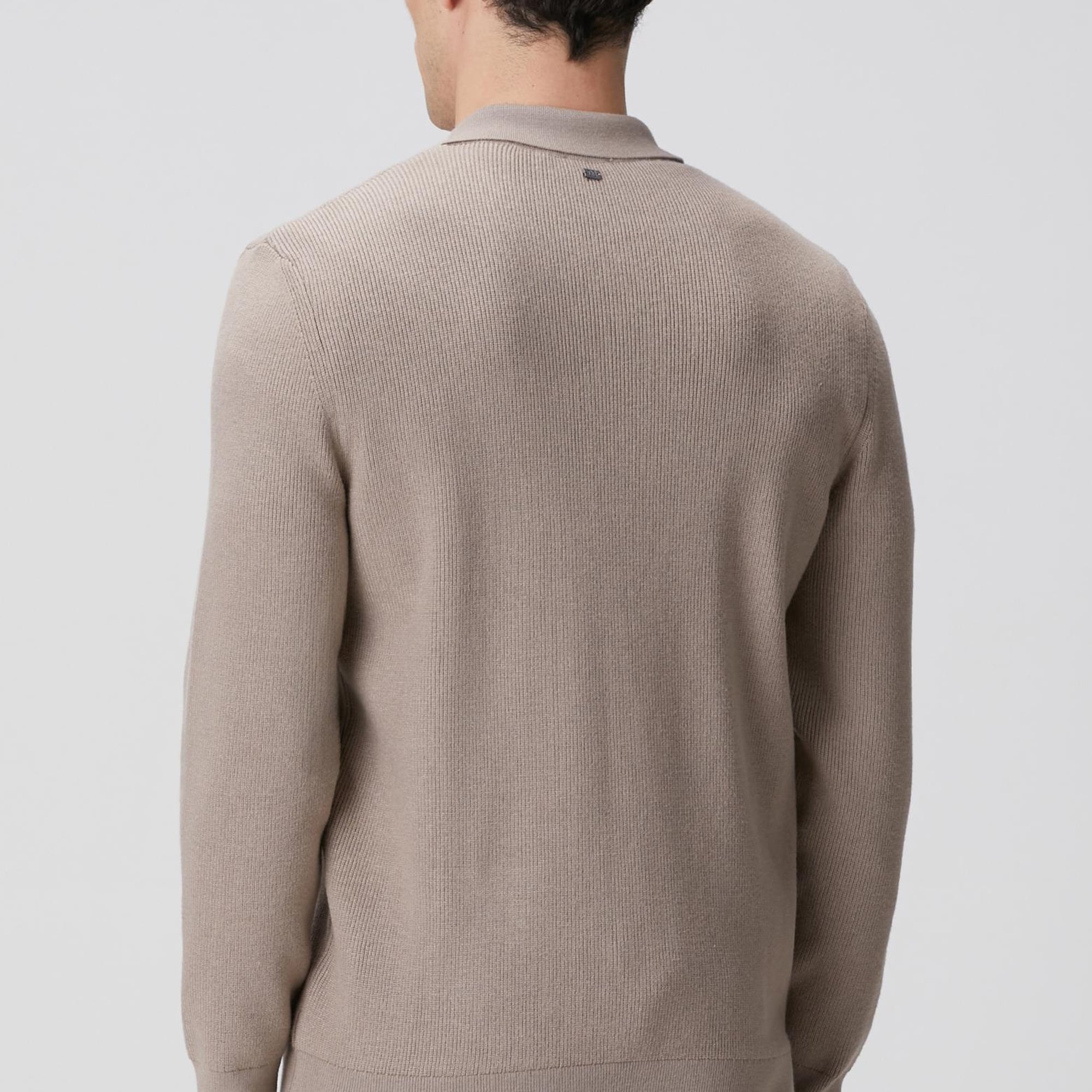 Network Erkek Vizon Polo Yaka Cepli Triko Hırka