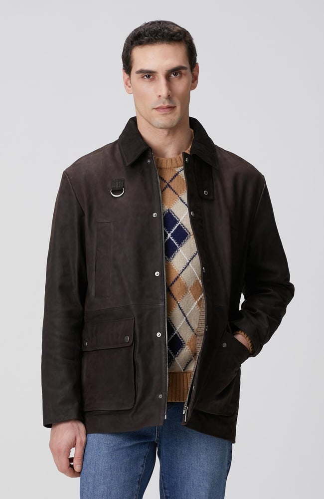  Network Erkek Kahverengi Nubuk Deri Kaban