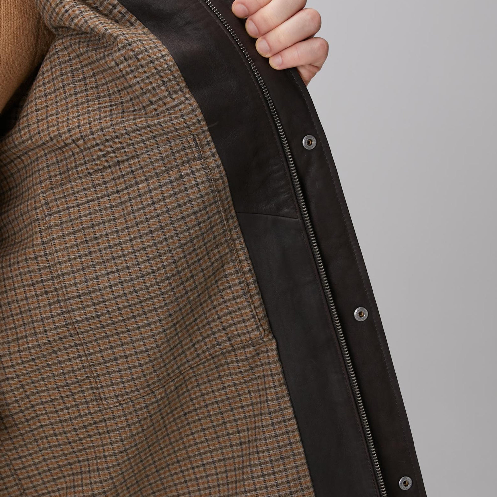 Network Erkek Kahverengi Nubuk Deri Kaban