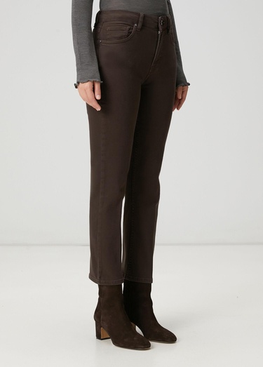  Beymen Club Kadın Kahverengi Straight Jean Pantolon
