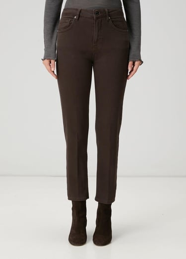  Beymen Club Kadın Kahverengi Straight Jean Pantolon