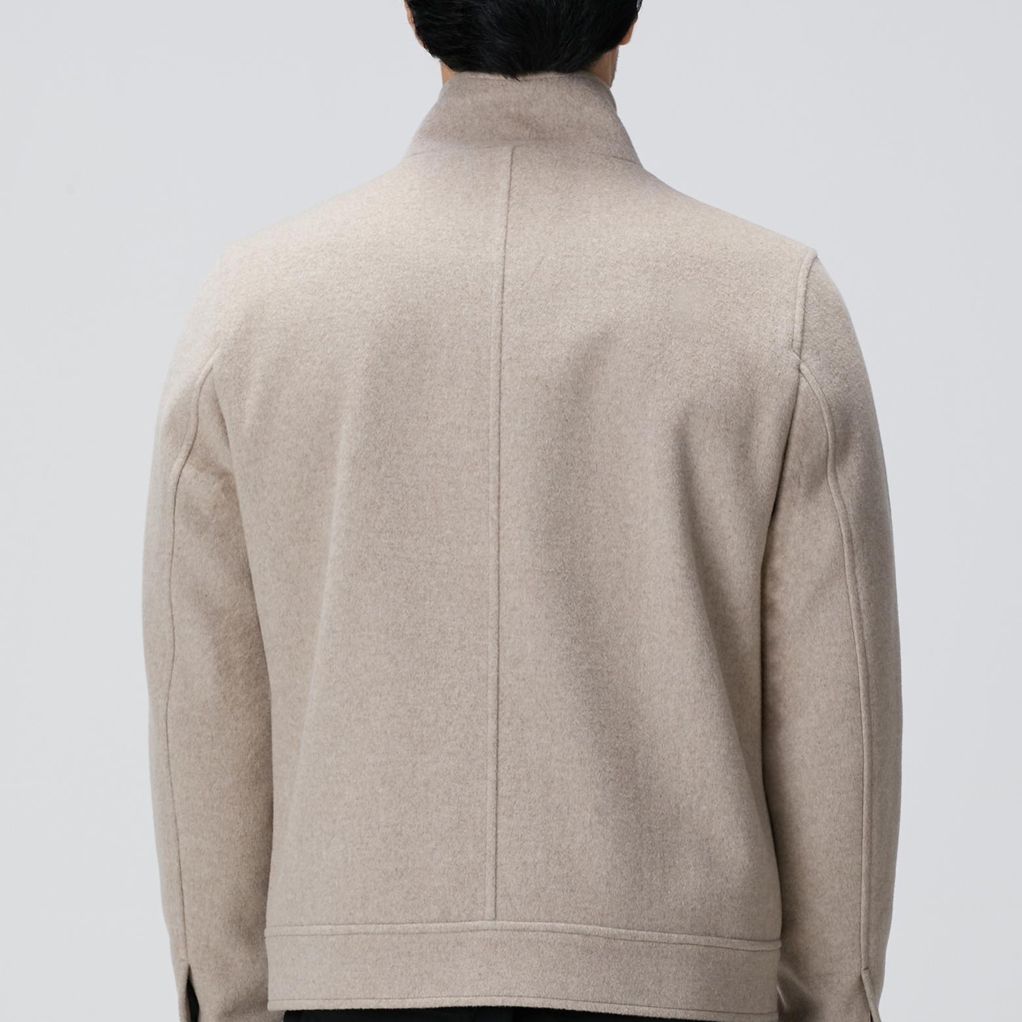 Network Erkek Bej Yün Karışımlı Mont