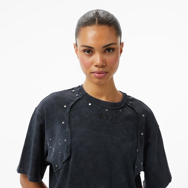  Les Benjamins Essentials 301 Kadın Siyah T-Shirt