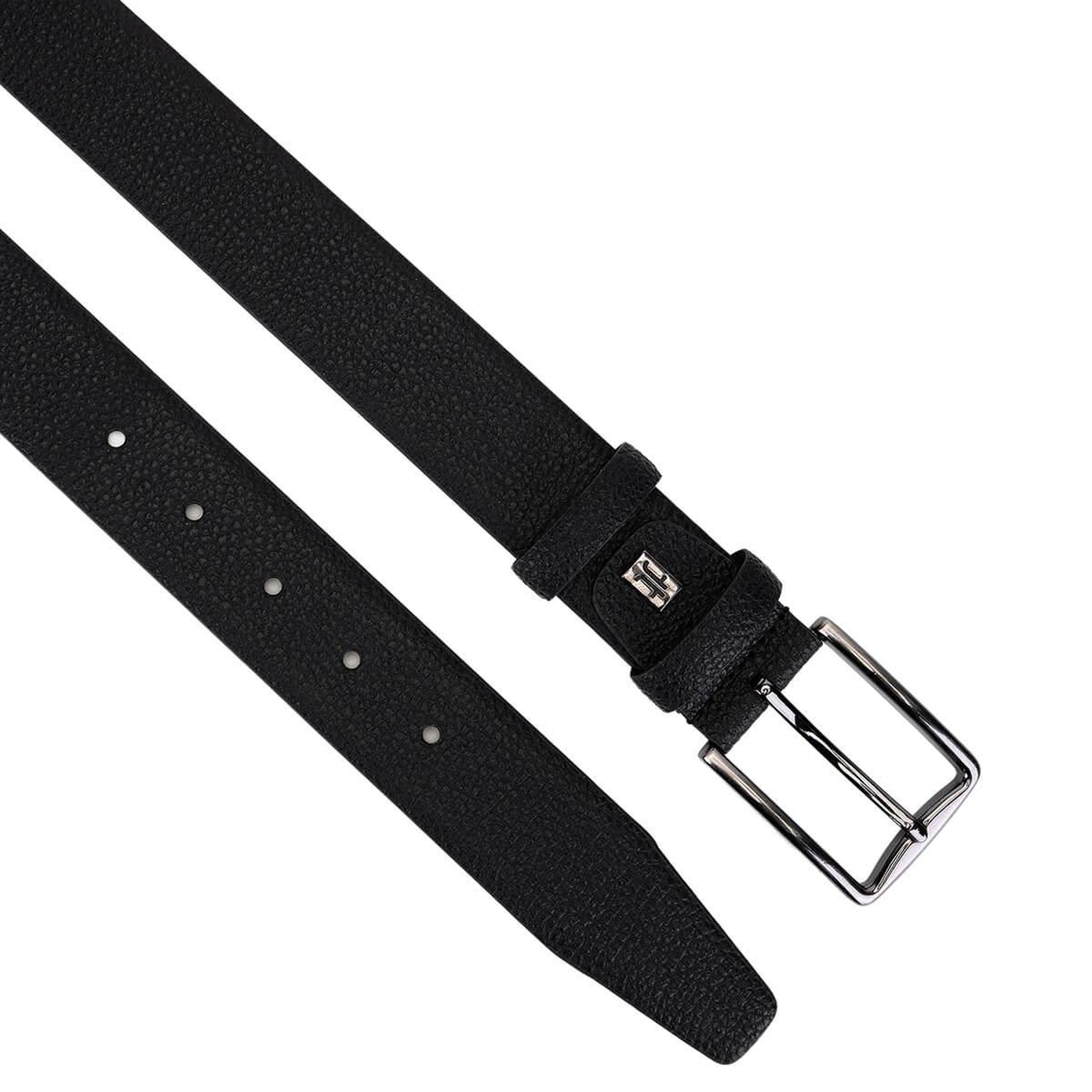 Tamer Tanca Erkek Hakiki Deri Siyah Floter Klasik Kemer