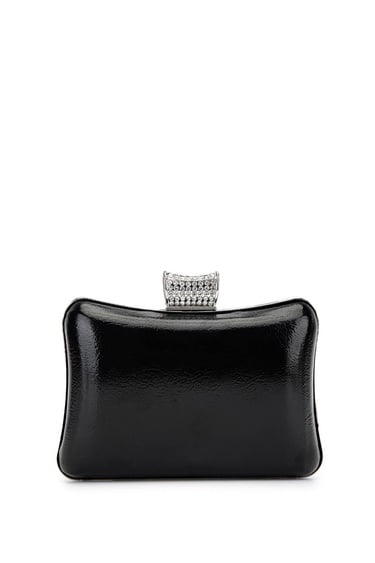  Tamer Tanca Kadın Vegan Siyah Abiye Çanta