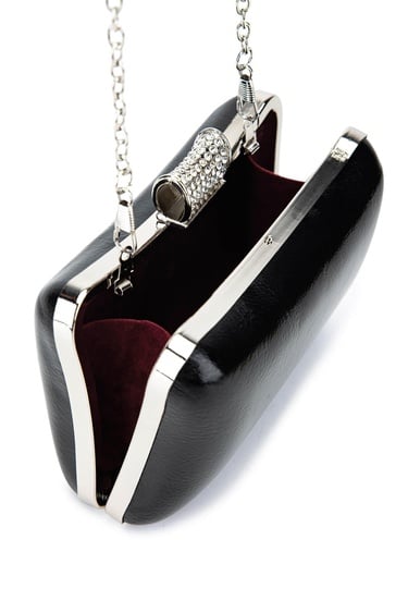  Tamer Tanca Kadın Vegan Siyah Abiye Çanta