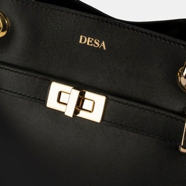  Kadın Siyah Deri Omuz Çantası