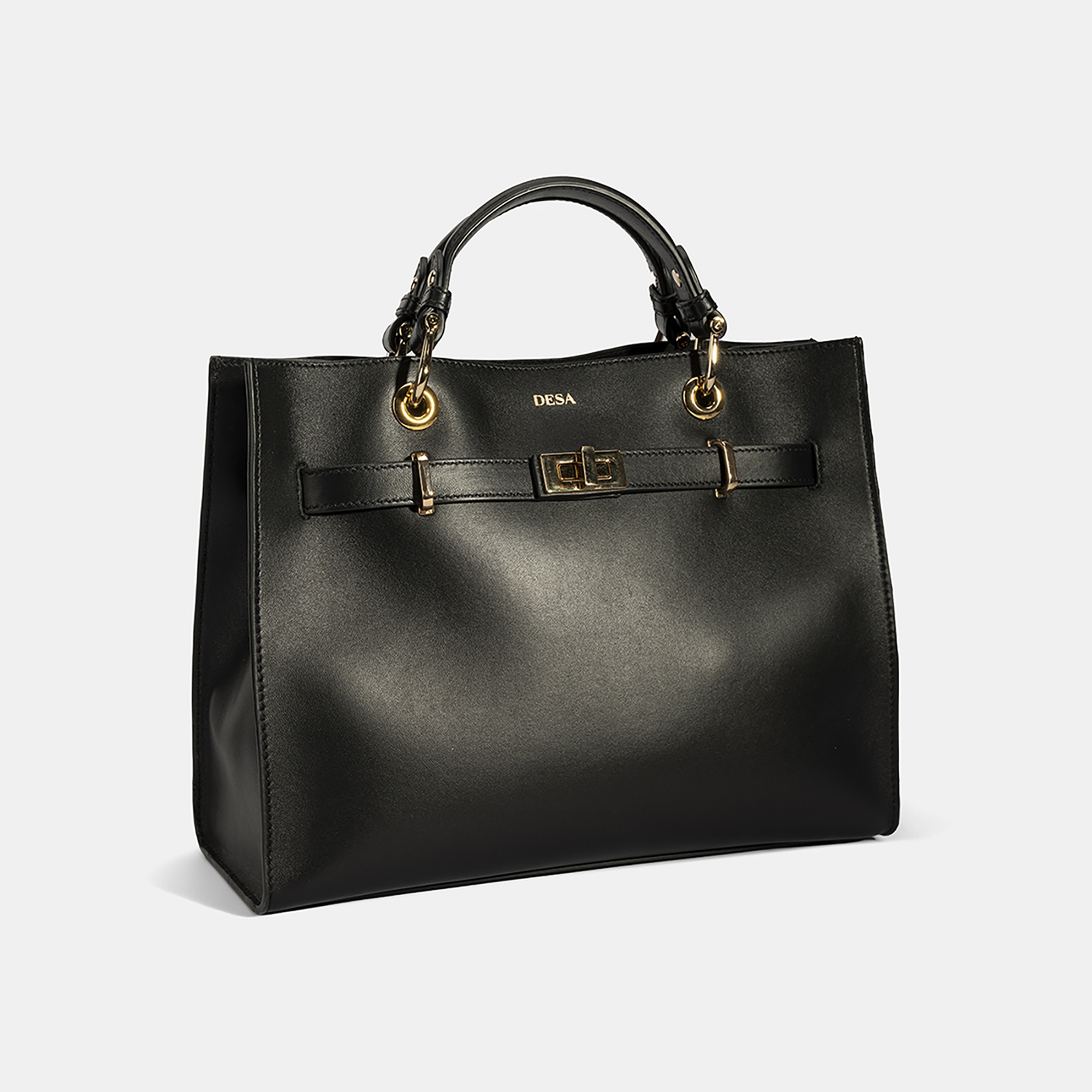 Kadın Siyah Deri Omuz Çantası