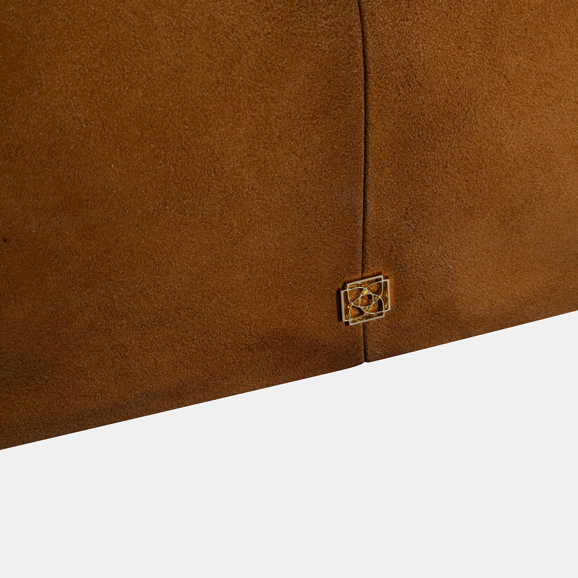 Kadın Taba Süet Deri Omuz Çantası