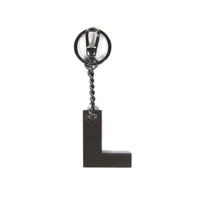  L Harfi Deri Anahtarlık