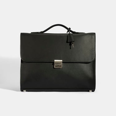  Erkek Siyah Deri Evrak Çantası