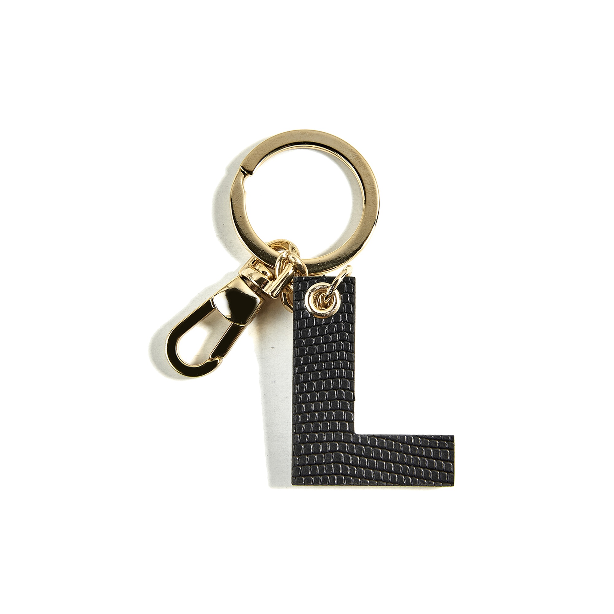 L Harfi Deri Anahtarlık