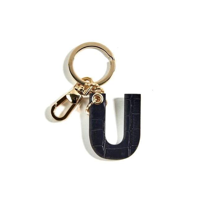  U Harfi Deri Anahtarlık