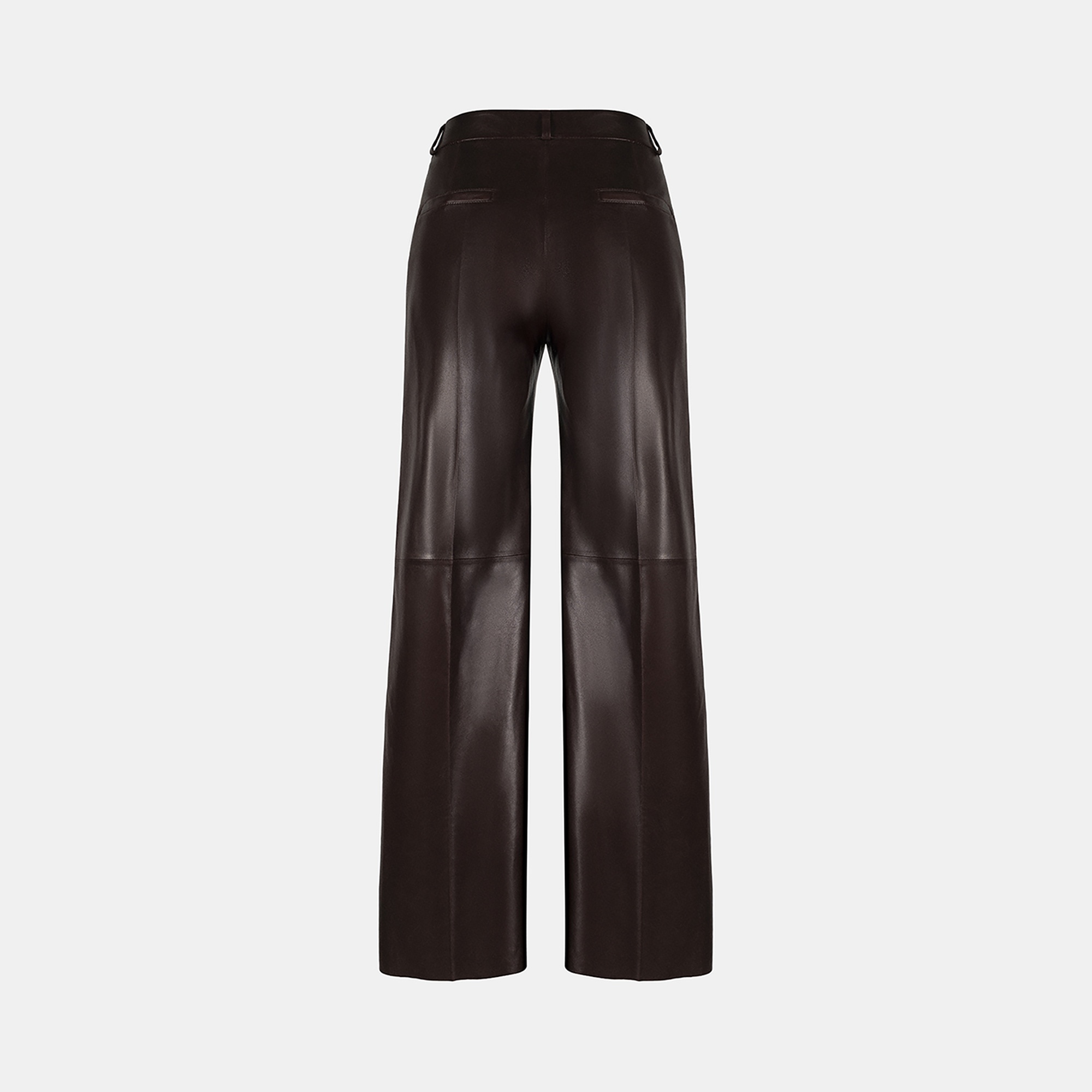 Kadın Bordo Deri Pantolon