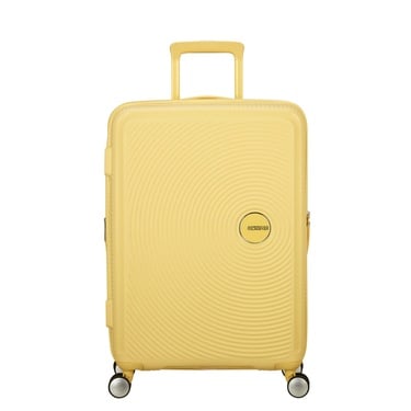  American Tourister Sarı Soundbox - 67 cm Orta Boy Sert Valiz