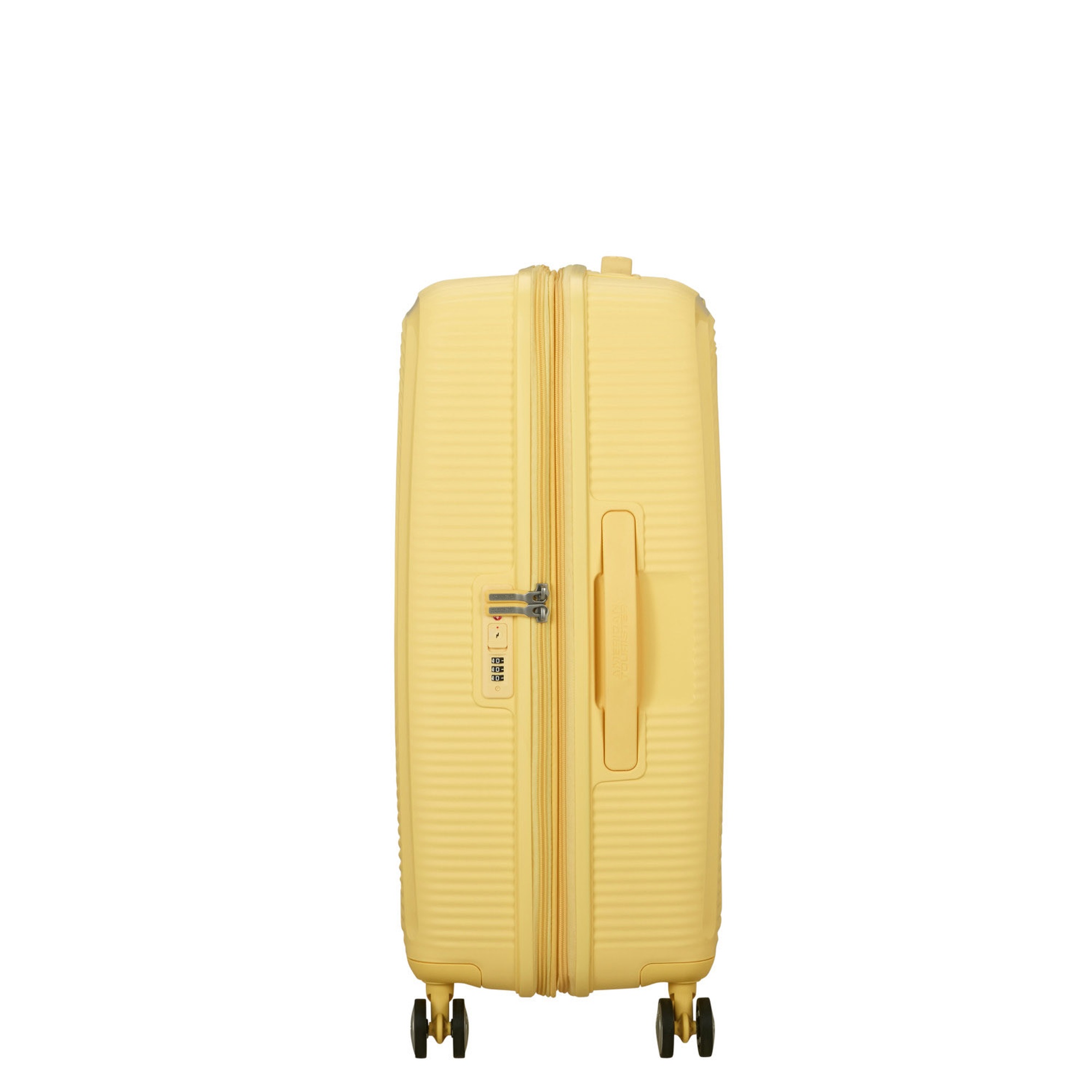 American Tourister Sarı Soundbox - 67 cm Orta Boy Sert Valiz