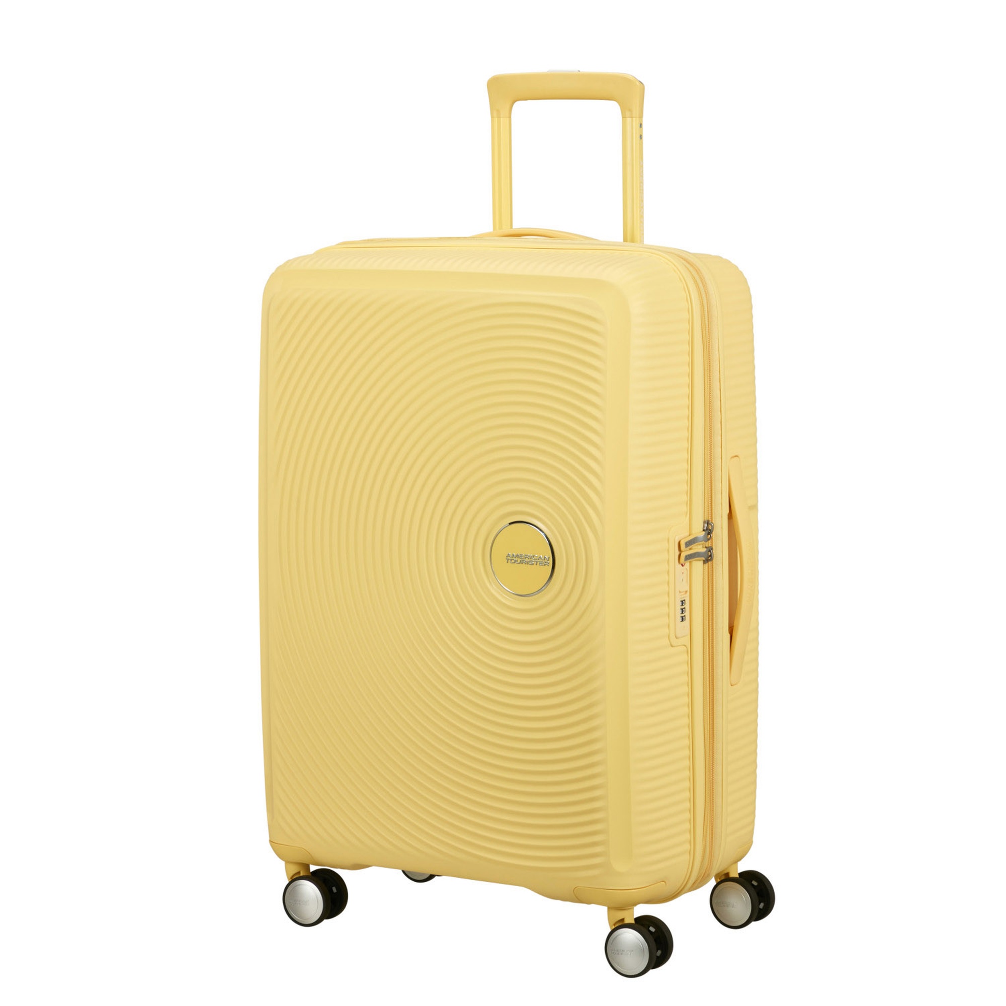 American Tourister Sarı Soundbox - 67 cm Orta Boy Sert Valiz