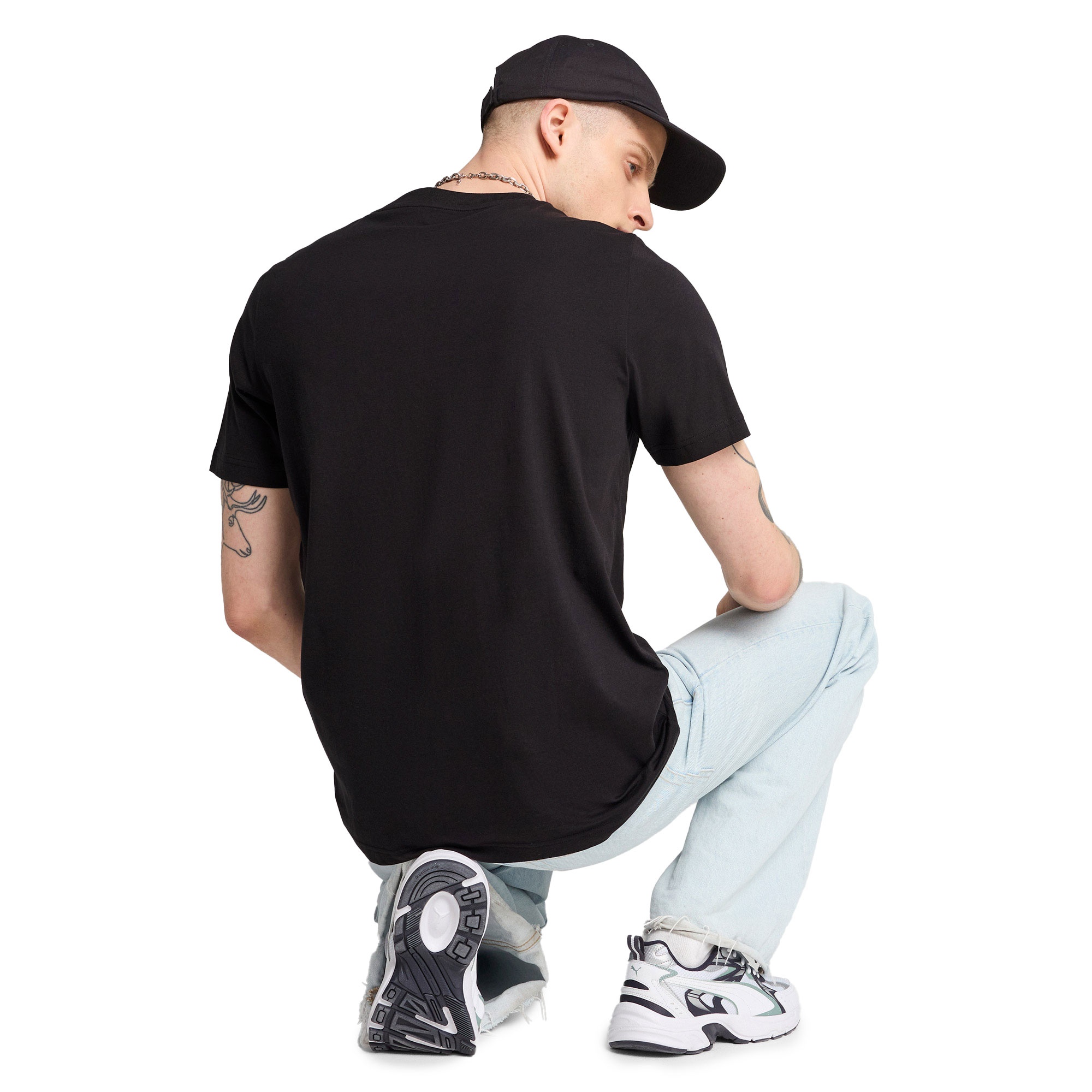 Puma Graphics Icon Erkek Siyah T-Shirt