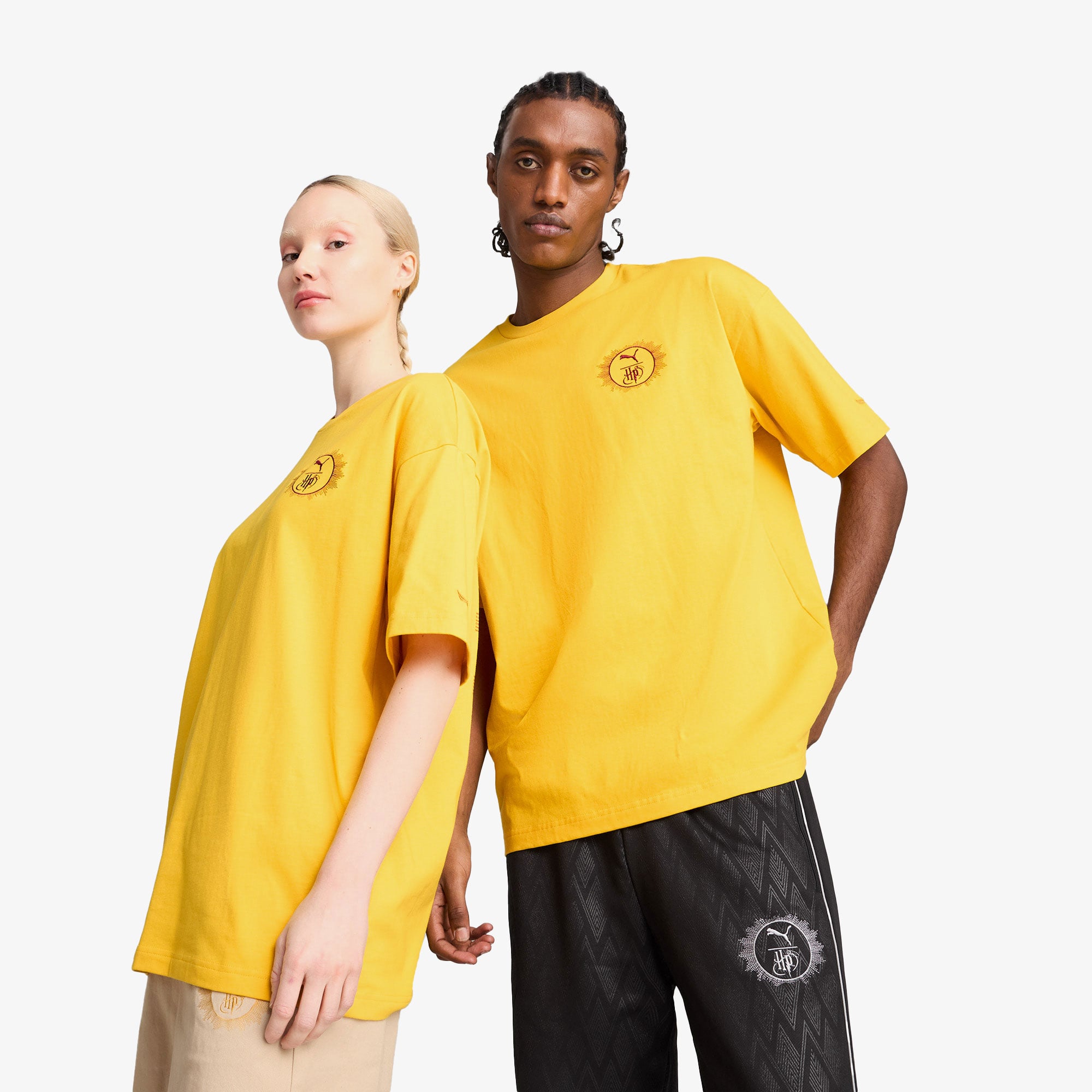  Puma X Harry Potter Erkek Sarı T-Shirt