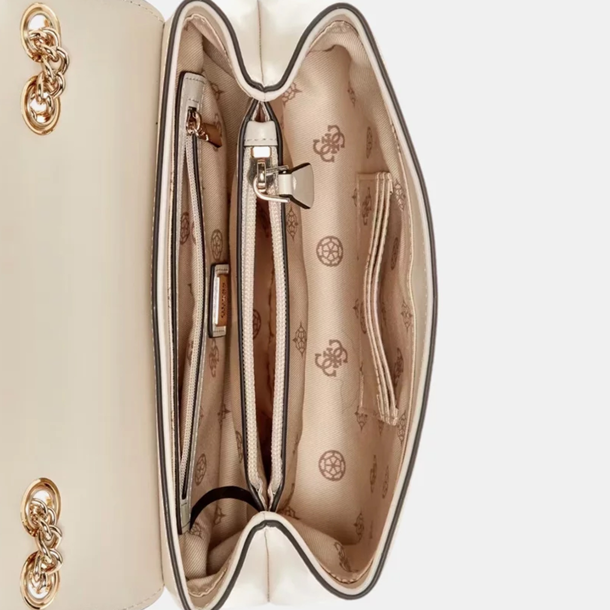 Guess Sunetra Kadın Krem Omuz Çantası