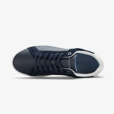  Tommy Hilfiger Court Mix Nubuck Erkek Lacivert Sneaker