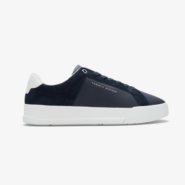  Tommy Hilfiger Court Mix Nubuck Erkek Lacivert Sneaker