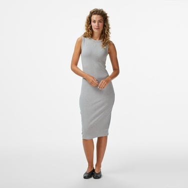 Calvin Klein Contour Kadın Gri Elbise