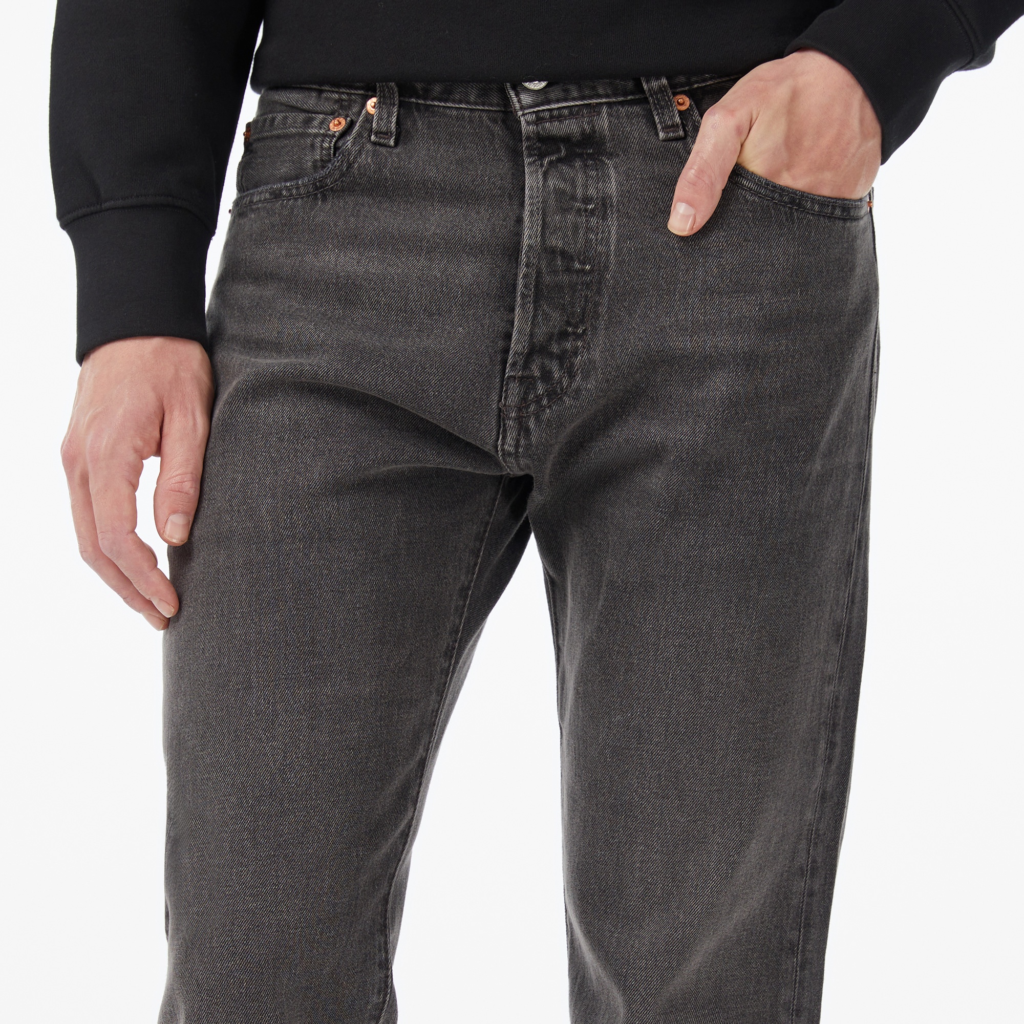 Levi'S 501 Original Madison Zone Erkek Gri Jean