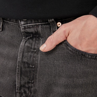  Levi'S 501 Original Madison Zone Erkek Gri Jean