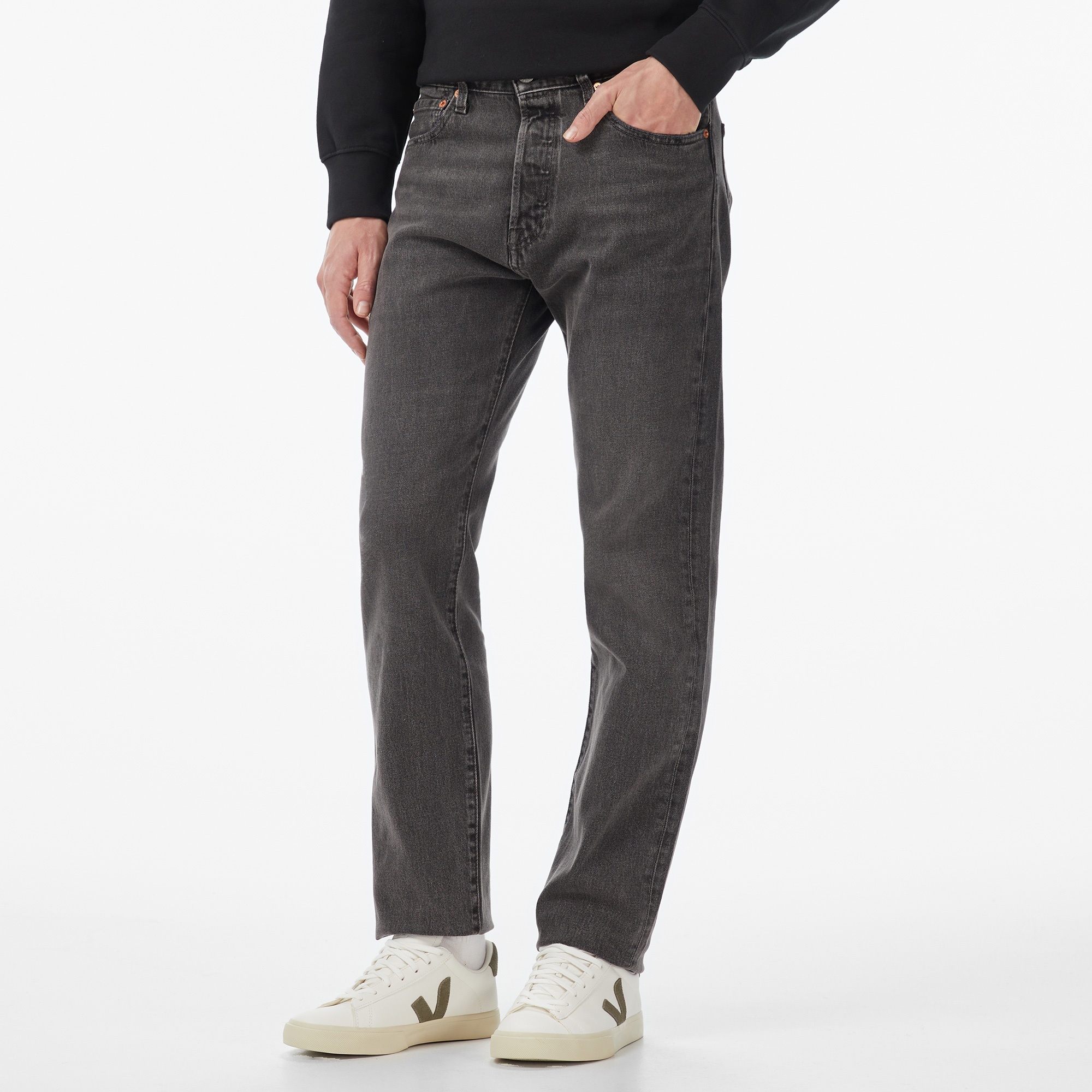 Levi'S 501 Original Madison Zone Erkek Gri Jean