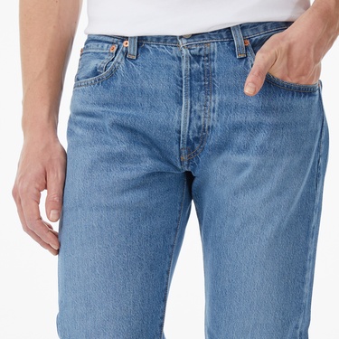  Levi's 501 Original Local Rinse Erkek Koyu Mavi Jean