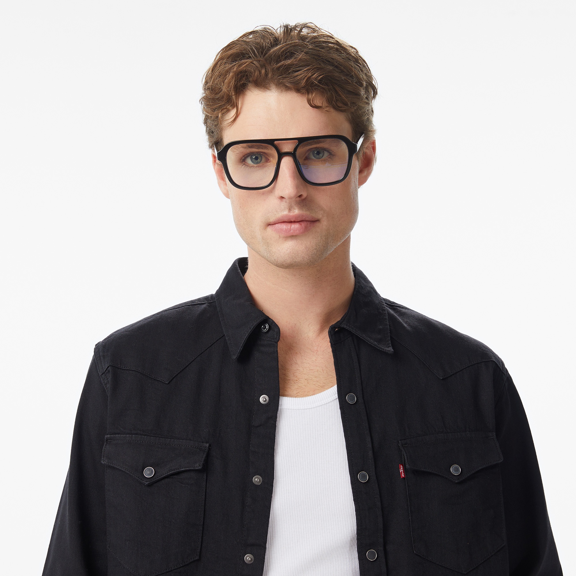 Levi's Barstow Western Standard Erkek Siyah Gömlek