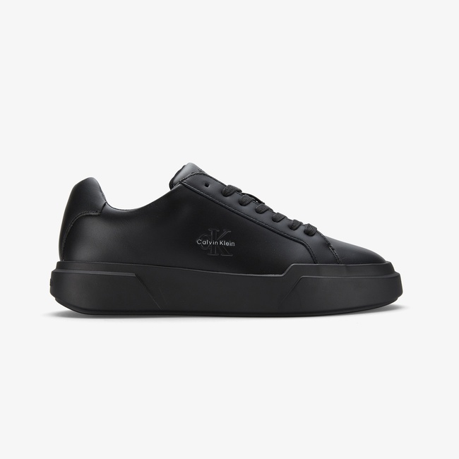  Calvin Klein Chunky Cupsole Lace Up Erkek Siyah Sneaker