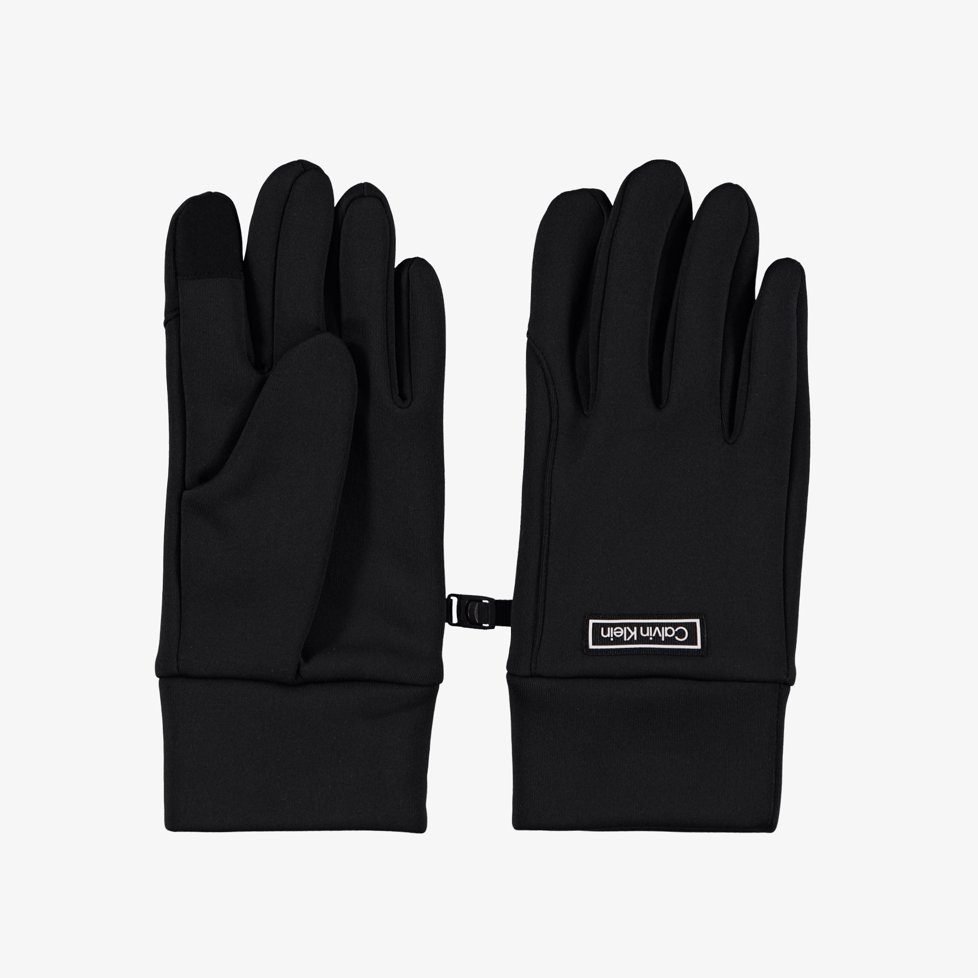 Calvin Klein Tech Nylon Erkek Siyah Eldiven