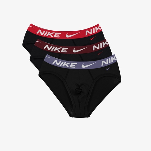  Nike Hip Brief 3' lü Erkek Siyah Boxer